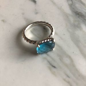 David Yurman topaz stone ring